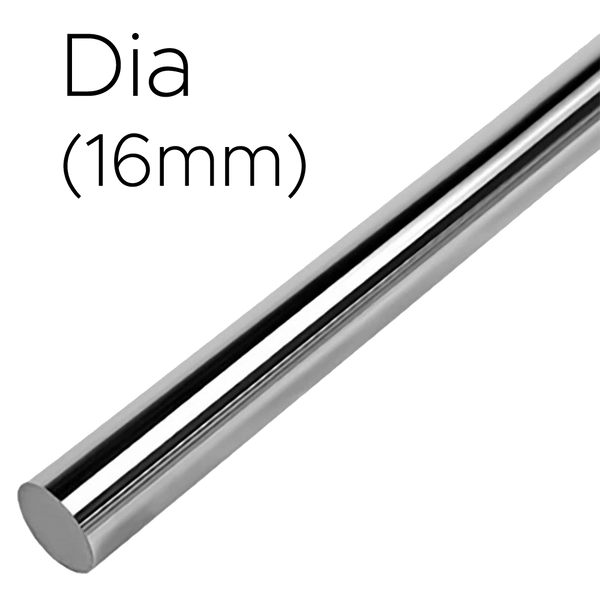 Stainless Steel Round Bar Metal Bar 100-500mm 304 16mm